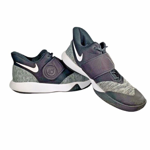 NIKE KD TREY 5 VI Basketball Mens Shoes Size 7.5 #AA7067-001 Black White - Picture 2 of 12